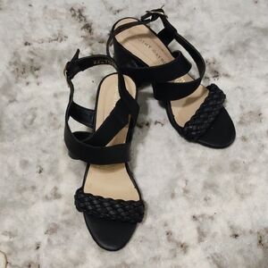 Stylish Black Braided Sandals